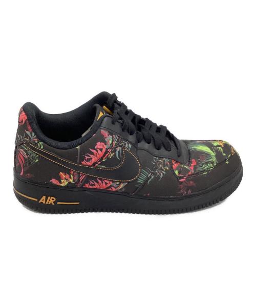NIKE（ナイキ）NIKE (ナイキ) AIR FORCE 1 BLACK FLORAL/ エアフォ ース1 フローラル ローカットスニーカー  ブラック サイズ:26.5cmの古着・服飾アイテム