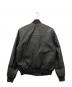 GAP (ギャップ) LEATHER BOMBER JACKET ブラック サイズ:M：15000円