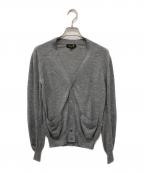 DRAWERドゥロワー）の古着「ニットカーディガン」｜グレー