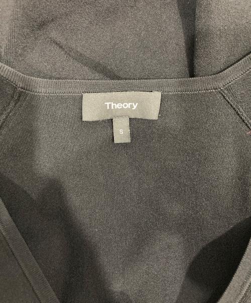 theory（セオリー）theory (セオリー) ジップカーディガン ブラック サイズ:Sの古着・服飾アイテム