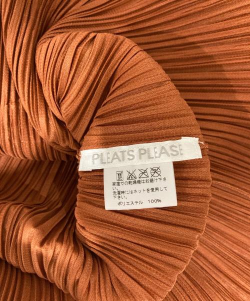 PLEATS PLEASE（プリーツプリーズ）PLEATS PLEASE (プリーツプリーズ) プリーツブラウス ブラウン サイズ:3の古着・服飾アイテム