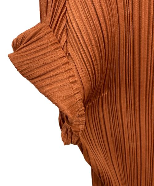 PLEATS PLEASE（プリーツプリーズ）PLEATS PLEASE (プリーツプリーズ) プリーツブラウス ブラウン サイズ:3の古着・服飾アイテム