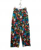 freadaフリーダ）の古着「サテンイージーパンツ」｜ブラック