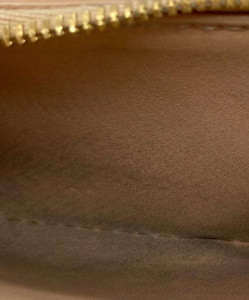 BOTTEGA VENETA（ボッテガベネタ）BOTTEGA VENETA (ボッテガベネタ) NAPPA イントレチャート二つ折り財布 ベージュの古着・服飾アイテム