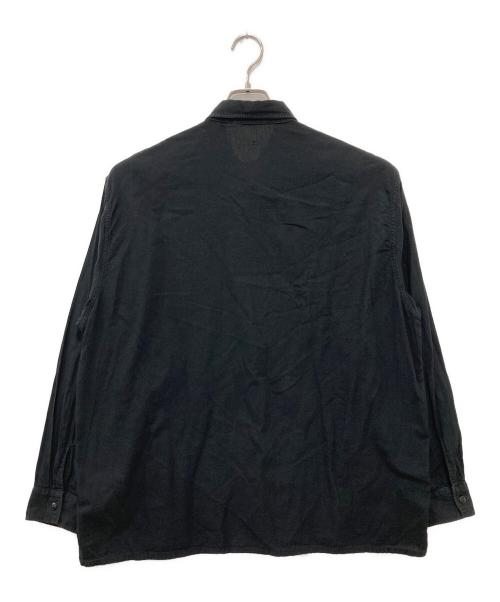 COMOLI（コモリ）COMOLI (コモリ) ベタシャン CPOシャツ ブラック サイズ:3の古着・服飾アイテム