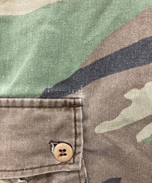 stussy（ステューシー）stussy (ステューシー) カモフラカーゴハーフパンツ/USA製/OLDSTUSSY カーキ サイズ:32の古着・服飾アイテム