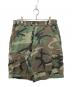 stussy（ステューシー）の古着「カモフラカーゴハーフパンツ/USA製/OLDSTUSSY」｜カーキ