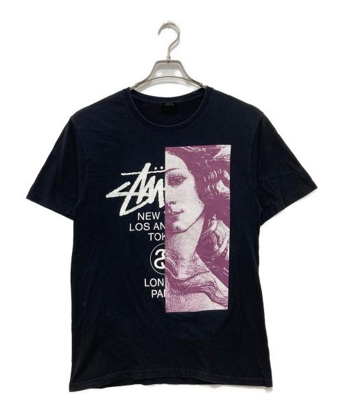 stussy（ステューシー）stussy (ステューシー) WORLD TOUR VENUS Tシャツ ブラック サイズ:Mの古着・服飾アイテム