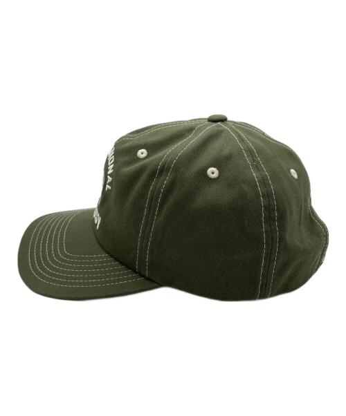 stussy（ステューシー）stussy (ステューシー) MID-DEPTH INTERNATIONAL CROWN STRAPBACK カーキの古着・服飾アイテム