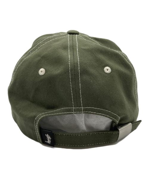 stussy（ステューシー）stussy (ステューシー) MID-DEPTH INTERNATIONAL CROWN STRAPBACK カーキの古着・服飾アイテム
