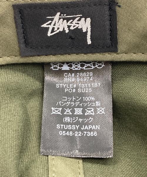stussy（ステューシー）stussy (ステューシー) MID-DEPTH INTERNATIONAL CROWN STRAPBACK カーキの古着・服飾アイテム