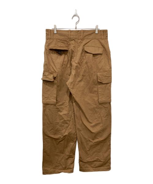 HOUSTON（ヒューストン）HOUSTON (ヒューストン) FRENCH MILITARY M-47 PANTS ブラウン サイズ:46の古着・服飾アイテム
