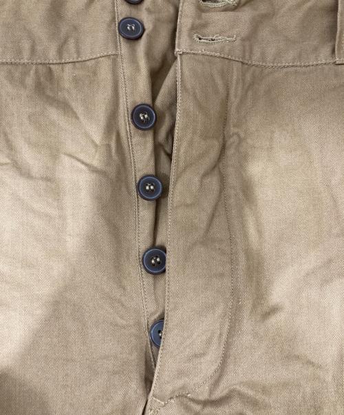 HOUSTON（ヒューストン）HOUSTON (ヒューストン) FRENCH MILITARY M-47 PANTS ブラウン サイズ:46の古着・服飾アイテム