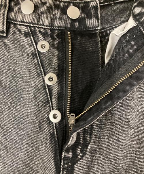 PHILTHEORY（フィルセオリー）PHILTHEORY (フィルセオリー) Gimmick chemical denim pants ブラック サイズ:11の古着・服飾アイテム