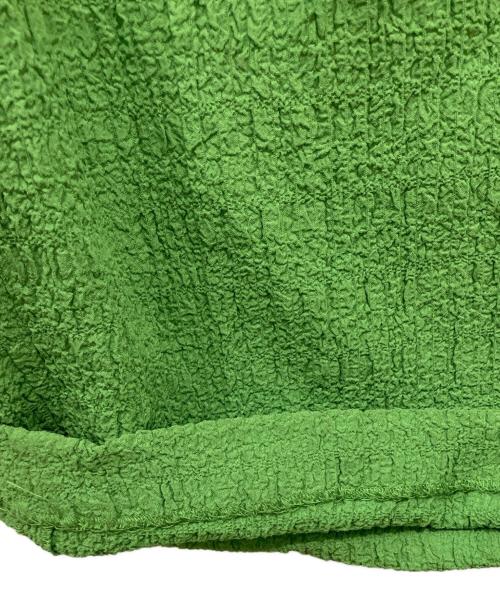 MAISON SPECIAL（メゾンスペシャル）MAISON SPECIAL (メゾンスペシャル) ポコポコ2タックインタックワイドパンツ グリーン サイズ:Mの古着・服飾アイテム