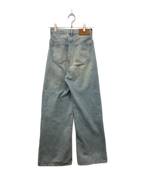 CLANE（クラネ）CLANE (クラネ) suzu TUCK WIDE DENIM PANTS インディゴの古着・服飾アイテム