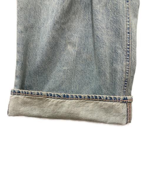 CLANE（クラネ）CLANE (クラネ) suzu TUCK WIDE DENIM PANTS インディゴの古着・服飾アイテム