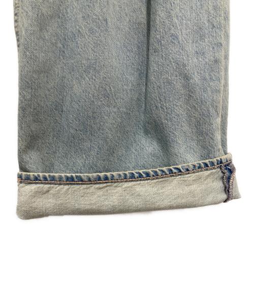 CLANE（クラネ）CLANE (クラネ) suzu TUCK WIDE DENIM PANTS インディゴの古着・服飾アイテム