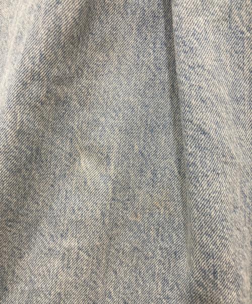 CLANE（クラネ）CLANE (クラネ) suzu TUCK WIDE DENIM PANTS インディゴの古着・服飾アイテム