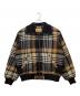 JOURNAL STANDARD（ジャーナルスタンダード）の古着「Wool Roving ビッグチェック ブルゾン」｜ブラック×ブラウン