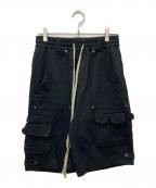 MIJKOミコ）の古着「スウェットカーゴショーツ」｜ブラック