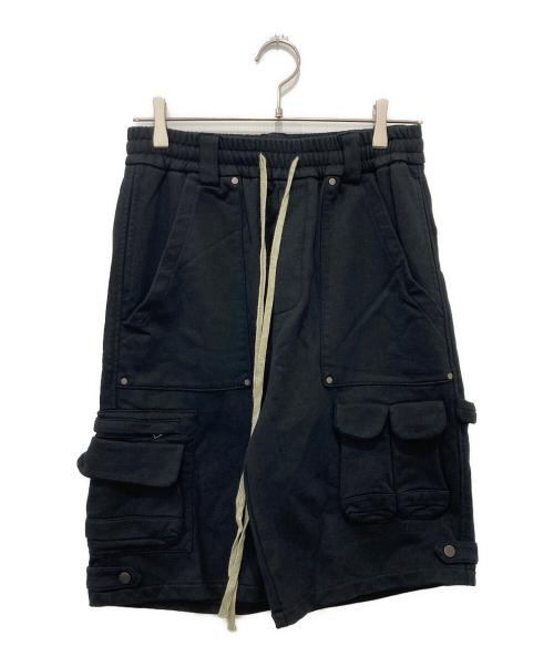 MIJKO（ミコ）MIJKO (ミコ) スウェットカーゴショーツ ブラック サイズ:Lの古着・服飾アイテム