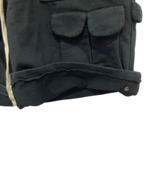 MIJKO（ミコ）MIJKO (ミコ) スウェットカーゴショーツ ブラック サイズ:Lの古着・服飾アイテム