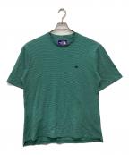 THE NORTHFACE PURPLELABELザ・ノースフェイス パープルレーベル）の古着「Moss Stitch Field H/S Tee」｜グリーン