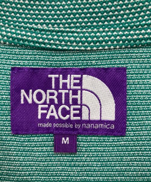 THE NORTHFACE PURPLELABEL（ザ・ノースフェイス パープルレーベル）THE NORTHFACE PURPLELABEL (ザ・ノースフェイス パープルレーベル) Moss Stitch Field H/S Tee グリーン サイズ:Mの古着・服飾アイテム