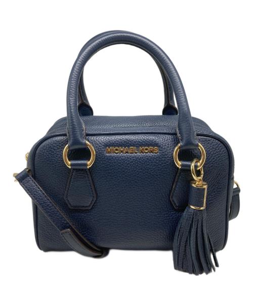 MICHAEL KORS（マイケル・コース）MICHAEL KORS (マイケルコース) ショルダーバッグ ネイビーの古着・服飾アイテム