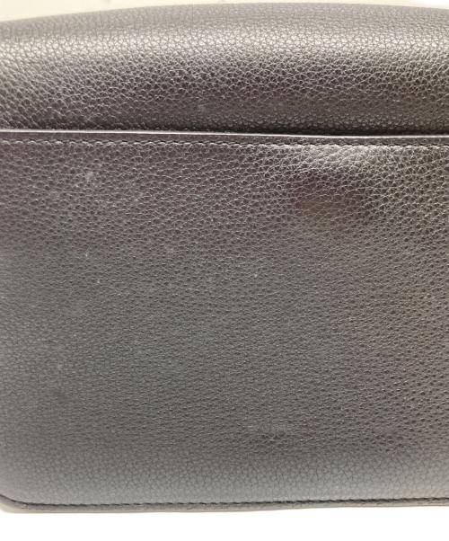 TORY BURCH（トリーバーチ）TORY BURCH (トリーバーチ) レザーショルダーバッグ ブラックの古着・服飾アイテム