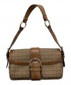 COACHコーチ）の古着「Mini Signature Soho Shoulder Bag」｜ベージュ
