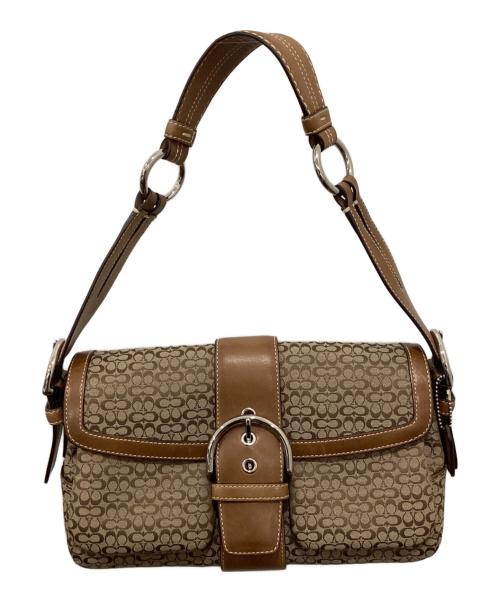 COACH（コーチ）COACH (コーチ) Mini Signature Soho Shoulder Bag ベージュの古着・服飾アイテム