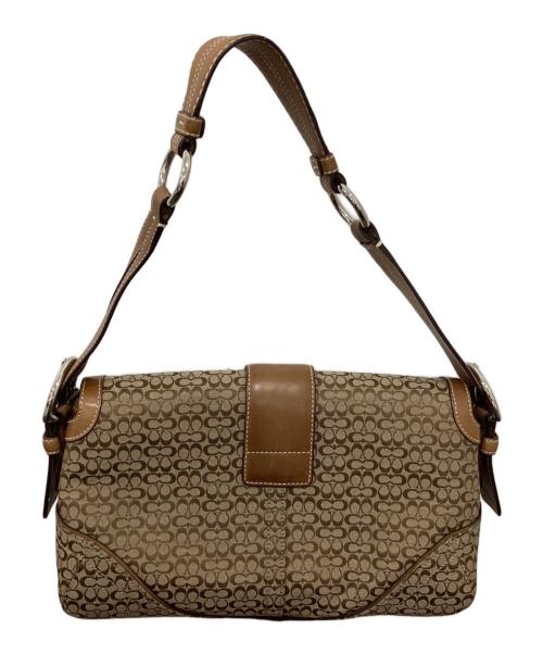 COACH（コーチ）COACH (コーチ) Mini Signature Soho Shoulder Bag ベージュの古着・服飾アイテム