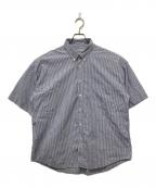 JOURNAL STANDARDジャーナルスタンダード）の古着「ファットシルエットボタンダウン S/Sシャツ」｜ブルー