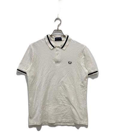 定価1.5万 未使用 フレッドペリー 長袖ポロシャツ L ホワイト FRED PERRY（フレッドペリー） ポロシャツ 長袖 M6006 定番 鹿の子