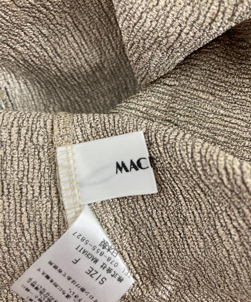 machatt（マチャット）machatt (マチャット) メタリックパフ サイズ:FREEの古着・服飾アイテム