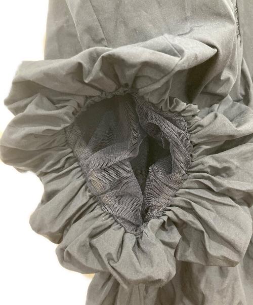 ELLIE（エリー）ELLIE (エリー) 2WAYハーフボリュームスリーブブラウス ネイビー サイズ:Fの古着・服飾アイテム