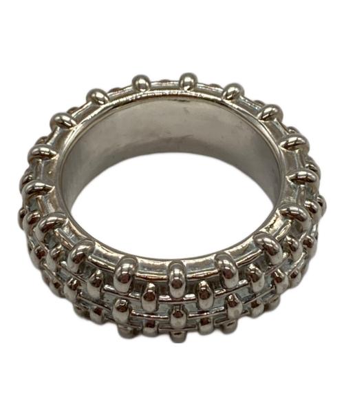 chieko（チエコ）chieko (チエコ) tweed ring シルバー サイズ:下記参照の古着・服飾アイテム