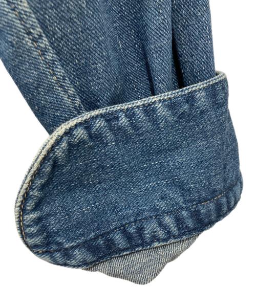 45R（フォーティファイブ・アール）45R (フォーティファイブ・アール) プチデニムのリボンブラウス インディゴ サイズ:2の古着・服飾アイテム