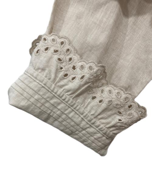 45R（フォーティファイブ・アール）45R (フォーティファイブ・アール) 綿麻シャンブレーのカシュクール ベージュ サイズ:2の古着・服飾アイテム