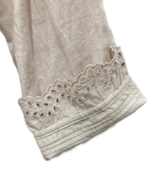 45R（フォーティファイブ・アール）45R (フォーティファイブ・アール) 綿麻シャンブレーのカシュクール ベージュ サイズ:2の古着・服飾アイテム