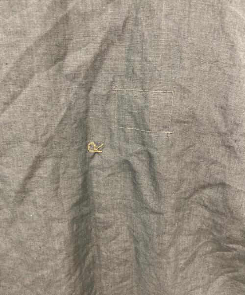 45R（フォーティファイブ・アール）45R (フォーティファイブ・アール) リネンの半袖ぽよんドレス ブラック サイズ:-の古着・服飾アイテム