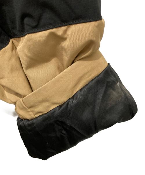 Schott（ショット）Schott (ショット) クラシックツートンダウンジャケット ブラック×ベージュ サイズ:Lの古着・服飾アイテム