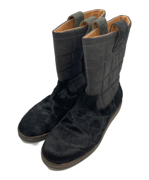 Maison Margiela（メゾンマルジェラ）Maison Margiela (メゾンマルジェラ) ハラコブーツ ブラック サイズ:40の古着・服飾アイテム