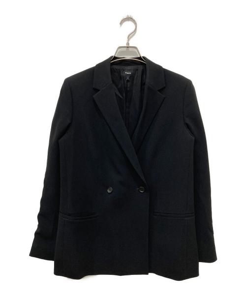 theory（セオリー）theory (セオリー) Admiral Crepe Relaxed Blazer ブラックの古着・服飾アイテム