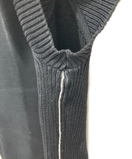 theory（セオリー）theory (セオリー) 半袖ニットカットソー ブラック サイズ:Mの古着・服飾アイテム