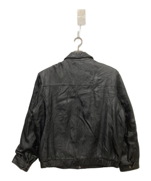 JOS.A.BANK（ジョス エー バンク）JOS.A.BANK (ジョス エー バンク) レザージャケット ブラック サイズ:Lの古着・服飾アイテム