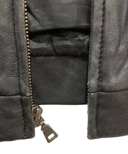 JOS.A.BANK（ジョス エー バンク）JOS.A.BANK (ジョス エー バンク) レザージャケット ブラック サイズ:Lの古着・服飾アイテム