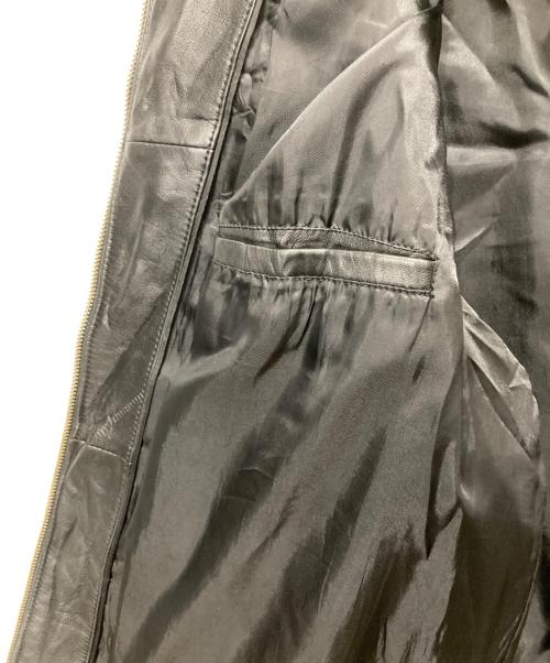 JOS.A.BANK（ジョス エー バンク）JOS.A.BANK (ジョス エー バンク) レザージャケット ブラック サイズ:Lの古着・服飾アイテム